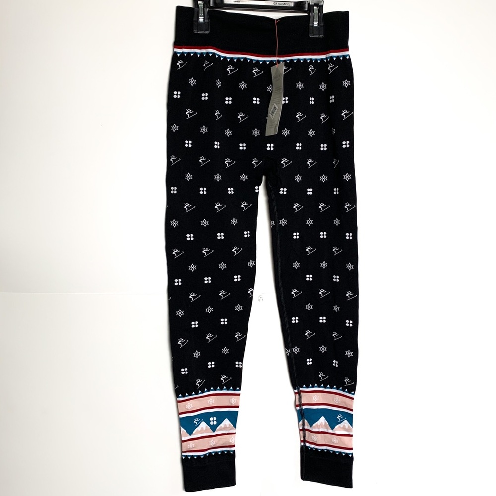 NWT Sweaty Betty Fair Isle Ski Base Layer Legging - Picture 2 of 7